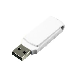 Флеш-память под логотип 8, 16, 32, 64 Гб USB Color  2.0, белый